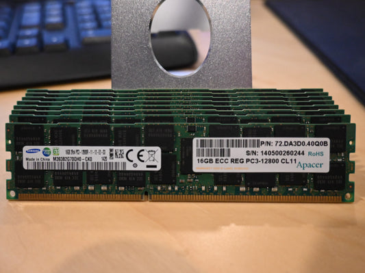 128GB ECC DDR3 Kit - Samsung 16GB PC3-12800R CL11