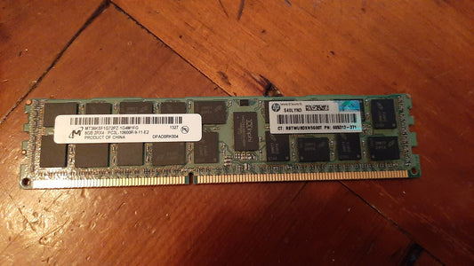 Micron 8GB DDR3L ECC - 1333 - CL9 - MT36KSF1G72PZ-1G4M1FG
