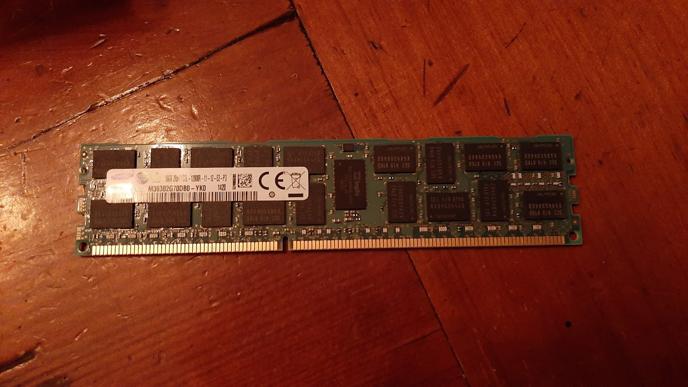 Samsung 16GB DDR3L ECC - 1333 - CL11 - M393B2G70DB0-YK0